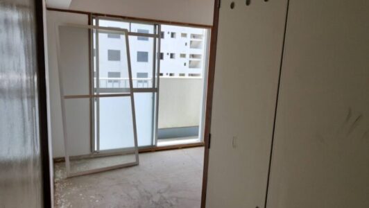解体前の団地室内