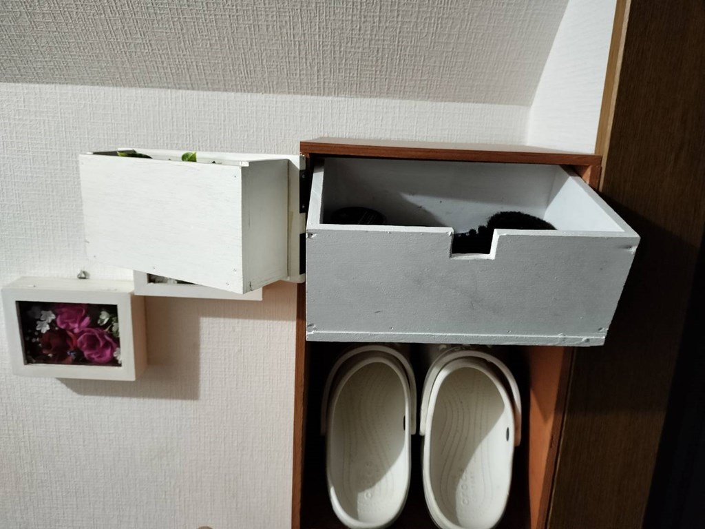 引き出し式の小物入れ